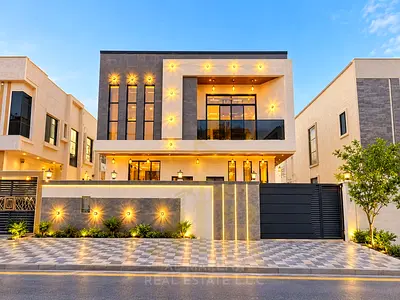 Own an upscale villa in Al Helio 2, Ajman, featuring a distinctive design and finishes that add a t