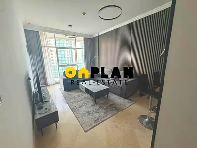 Marina View 1BR | High Floor | Furnished with Balcony