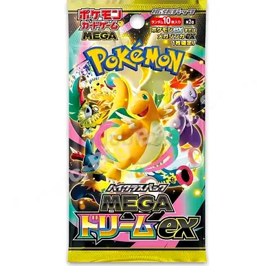 Pokémon TCG Mega Dream EX Japanese Booster Pack (sealed)
