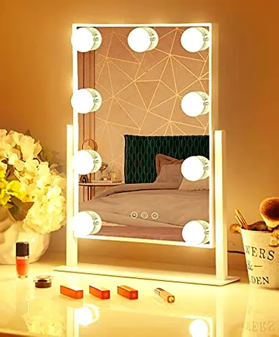 Vanity Makeup Mirror with Lights - Excellent Condition - Colour Modes ( white, yellow, warm yellow)