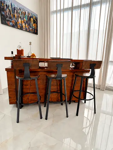 Bar Cabinet Solid Wood