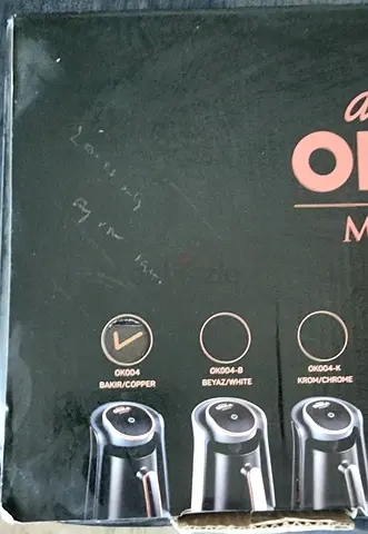 Turkish coffee machine Okka Minio (stainless/copper finish) - unused in box