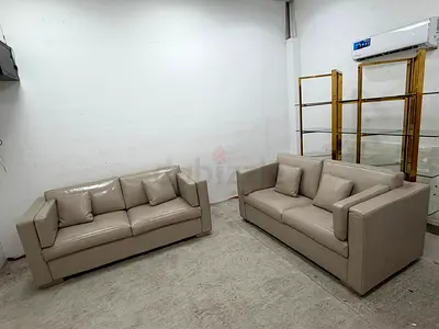 Marina home leather one sofacumbed one normal sofa