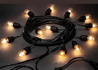 Outdoor string fairy lights with warm LED bulbs - 10m patio lighting 20 Led lemp prices 90