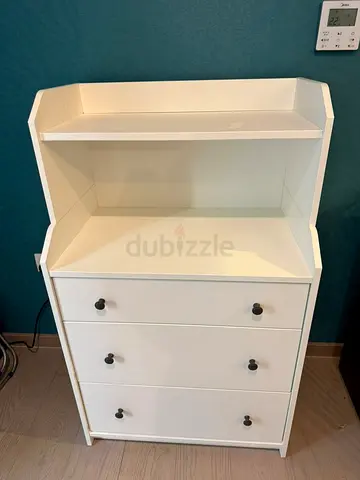 IKEA HAUGA Chest of 3 drawers (70x46x116 cm)