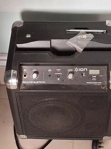 ION Tailgater Bluetooth portable speaker, with mic input and AM/FM radio