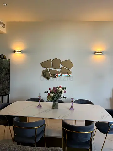 8 velvet chairs - good condition