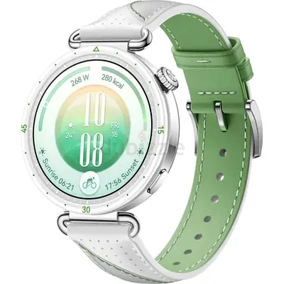 Huawei Watch GT 7 (41mm) – White & Green Composite Leather Strap | Brand New, Sealed Box