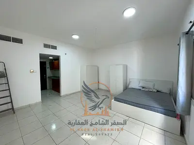 استوديو للإيجار السنوي في عجمان الراشدية 3 بالقرب من أبراج عجمان وان مطبخ منفصل خصوصية افضل موقع ممتاز