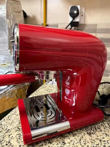 Ariete Vintage Pump Expresso Coffee Machine with Steamer, Maxi Cappuccino Maker, Ground Coffee & ESE