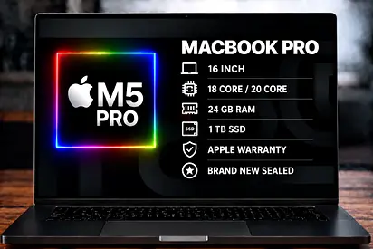 MacBook Pro M5 Pro 24GB RAM, 1TB SSD - 16 inch
