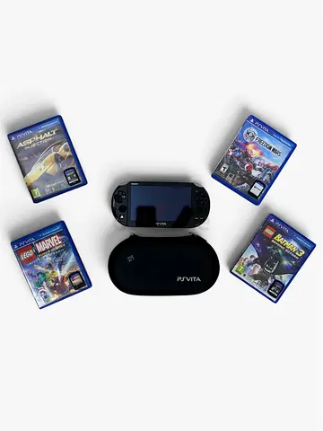 Sony PlayStation Vita Slim (PCH-2000) Bundle - 32GB - Loaded with Digital Games + Case