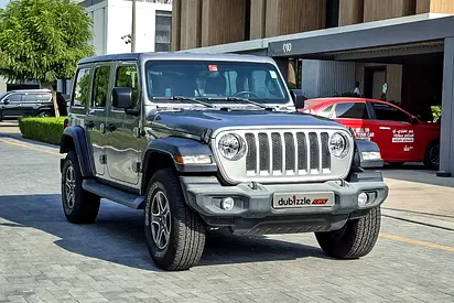 AED 1368/month | 2019 Jeep Wrangler Unlimited Sport | GCC Specs | Ref#543335