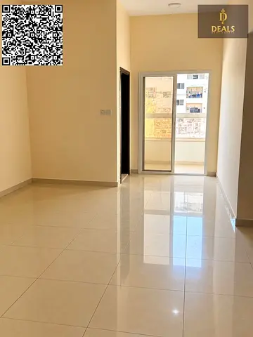 شقة غرفتين وصالة للإيجار في الرميلة عجمان | 35,000 درهم سنوياً | مناسبة للعائلات