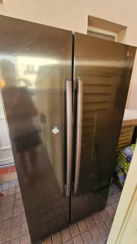 LG Stainless Steel Double Door Fridge Freezer For Sale