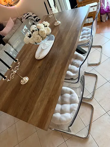 Dining table and chairs