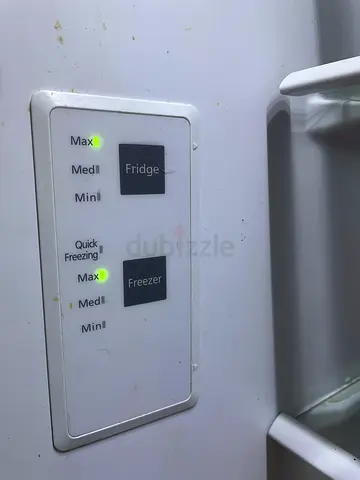 Used fridge/freezer temperature control panel - working condition