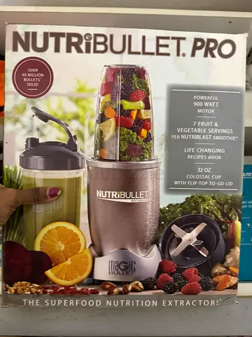 NutriBullet Pro 900W Blender - Complete Set (Unused)