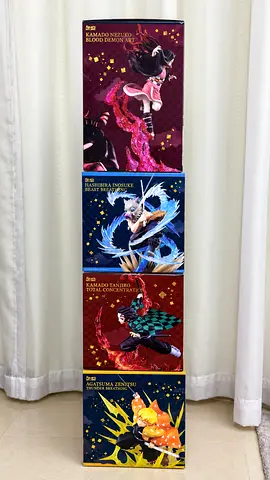 Set of 4 Demon Slayer Figuarts Zero Boxes