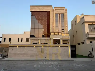 فيلا فاخرة وواسعة طابقين وروف مكونة من 6 غرف نوم مع مسبح – منطقة العالية، عجمان| تصميم مودرن وتشطيبات فاخرة ومساحات واسعة تمنحك أعلى مستويات فيل