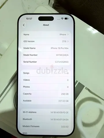 iPhone 16 Pro Max Natural Titanium TDRA