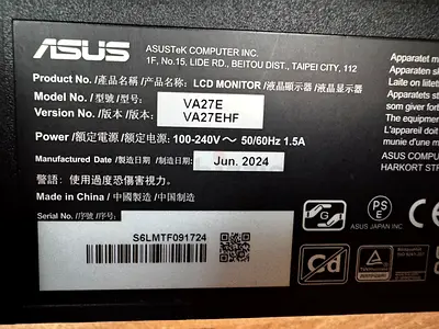 ASUS VA27E 27-inch IPS LCD Monitor - Mint Condition (Jun 2024) 100Hz FHD Eyecare Tech. Warsan 4