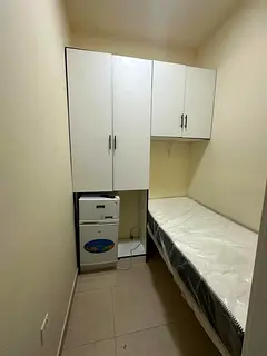 Available single partition with smart tv and fridge in Al Warqaa 1