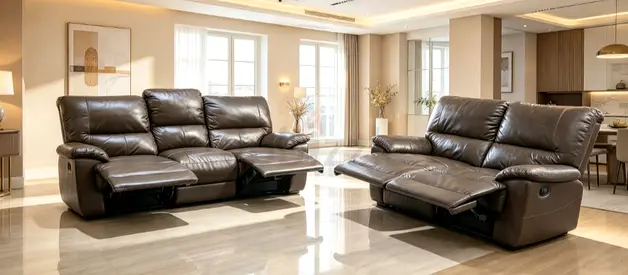 Sofa Leather Recliner 3+2
