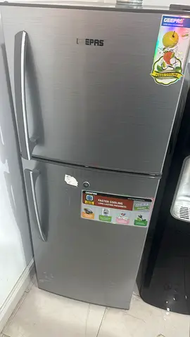 Silver Geepas Top-Freezer Refrigerator - Good Working Condition