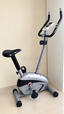 Used upright exercise bike with digital monitor - good condition