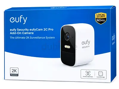 EufyCam 2C Pro 2K Add-On Wireless Security Camera (Brand New Box)