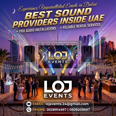 Sound, lights and LED WALL for events