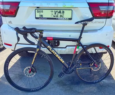 Dubai Fitness Challenge Platinum Raptor road/commuter bike - lightweight frame, disc brakes