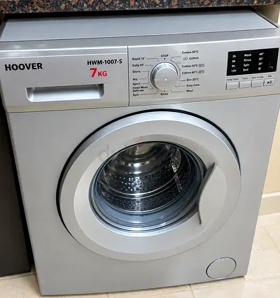 Hoover 7kg Front Load Washing Machine - Silver, Good Working Condition - no any problem