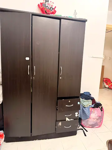 Cupboard and bed for sale