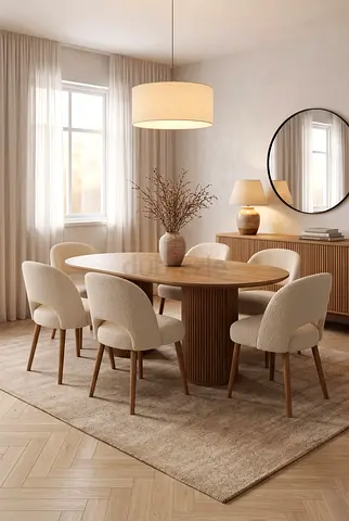 Dining table and chairs