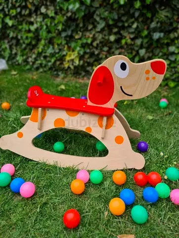 Hape Rock-A-Long Puppy Wooden Ride-On