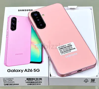 Samsung Galaxy A26 5G - Pink, 128GB,