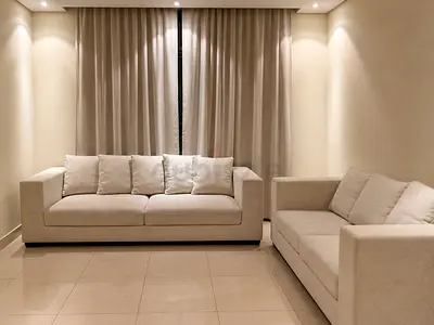 Beige sofa set