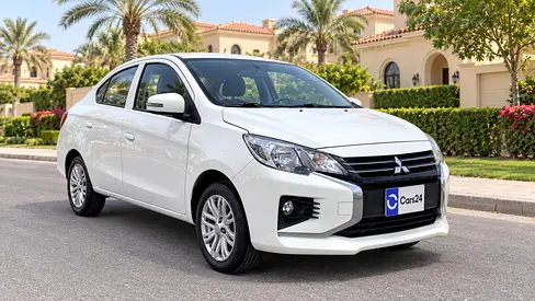 AED 344/m | 0 DP | Free 3 Months Warranty | Service History | 30D Return | MITSUBISHI ATTRAGE 2022