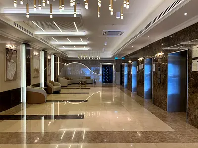 2-bedroom apartment with a living room for annual rent in Al Majaz 3, Sharjah | 3 bathrooms | Large