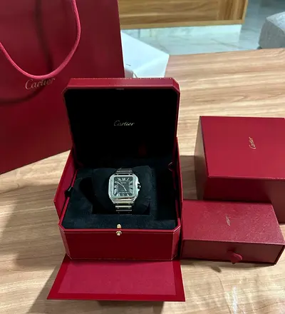 Cartier Santos de Cartier Large Black Dial WSSA0096 – Unworn 2026