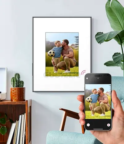 Aluratek 13.3" WiFi ePaper Digital Photo Frame w/Built-in Battery