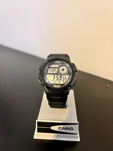 Casio world timer digital watch