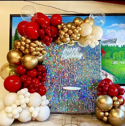 Balloons decorations services Available