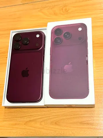 Iphone 18 pro 256GB Burgundy TDRA (UAE version)- Brand new