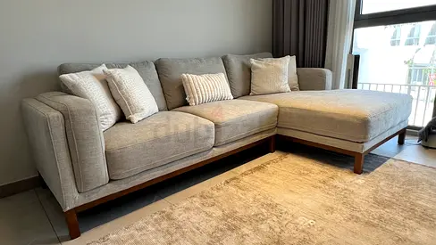 Grey Corner Sofa like new - hardly used - excellent condition