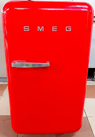SMEG 50's Retro Style Single Door Refrigerator 122L - Red