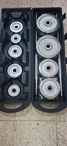 Dumbbell and barbell 50kg set gym fitness