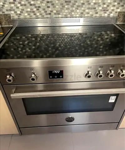 Bertazzoni Stainless Steel Electric Range with Ceramic Hob and Oven - Good Condition